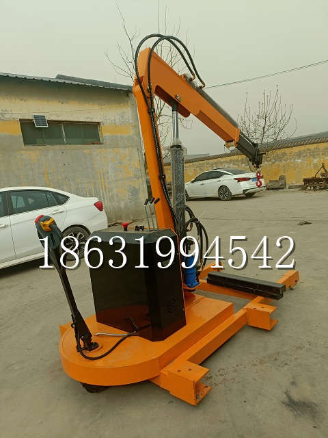 南阳市自卸车厢随车吊 自制轮式四不像起重机 四驱平板吊 5吨 贵盛